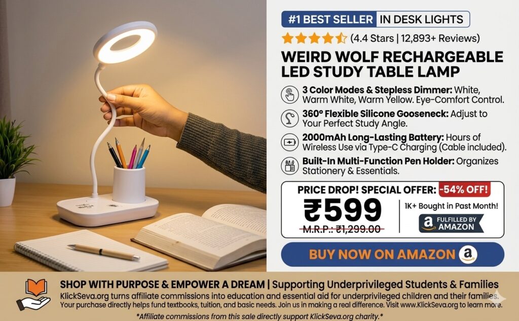 weird wolf study lamp