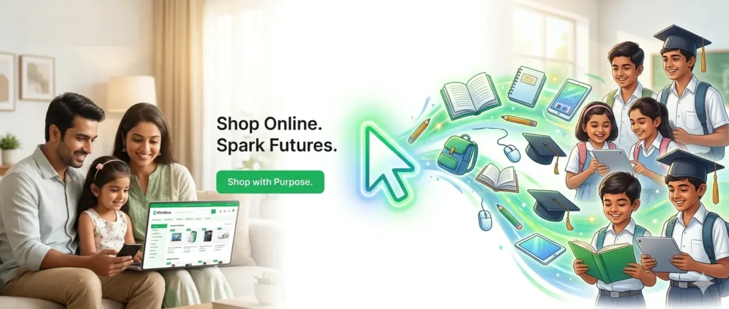 Support education while shopping online through KlickSeva where everyday purchases help create educational opportunities for students.